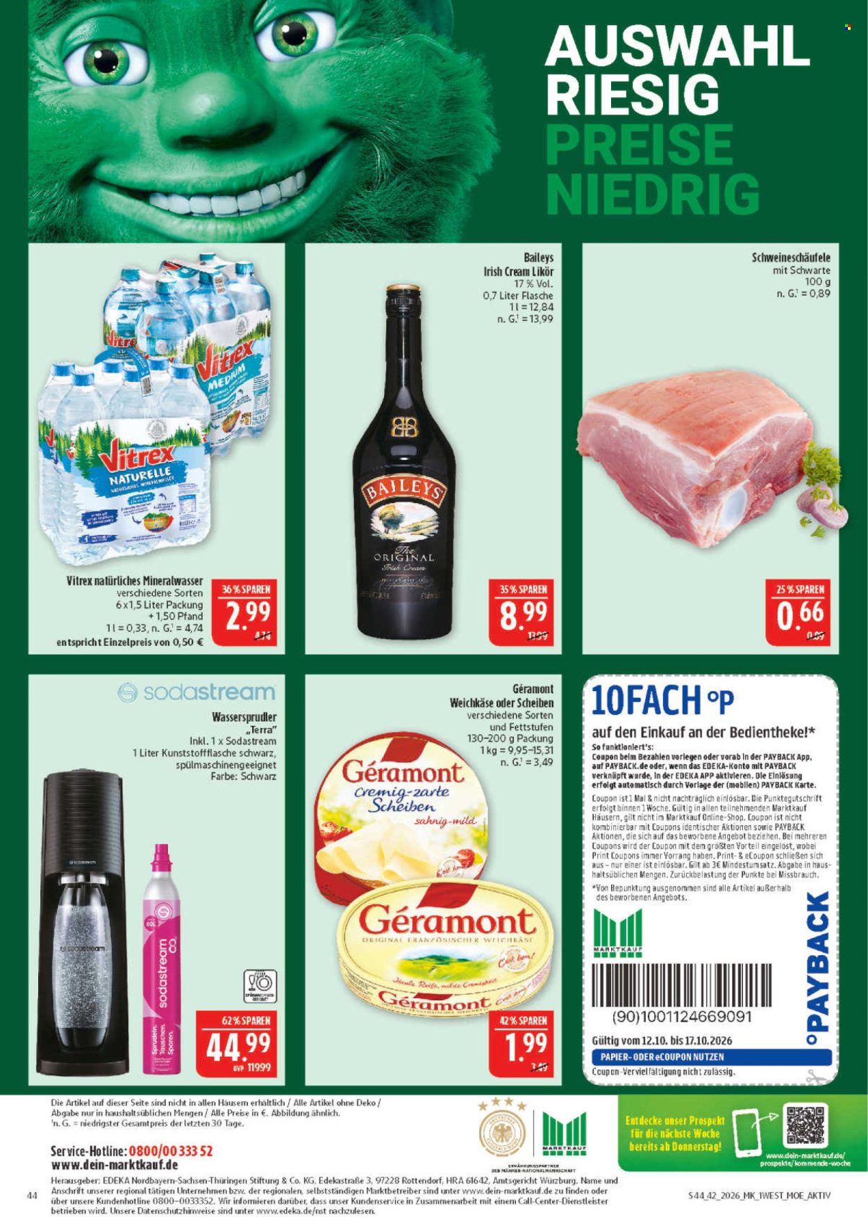 Leták Marktkauf - 12.10.2026 - 17.10.2026. Strana 44