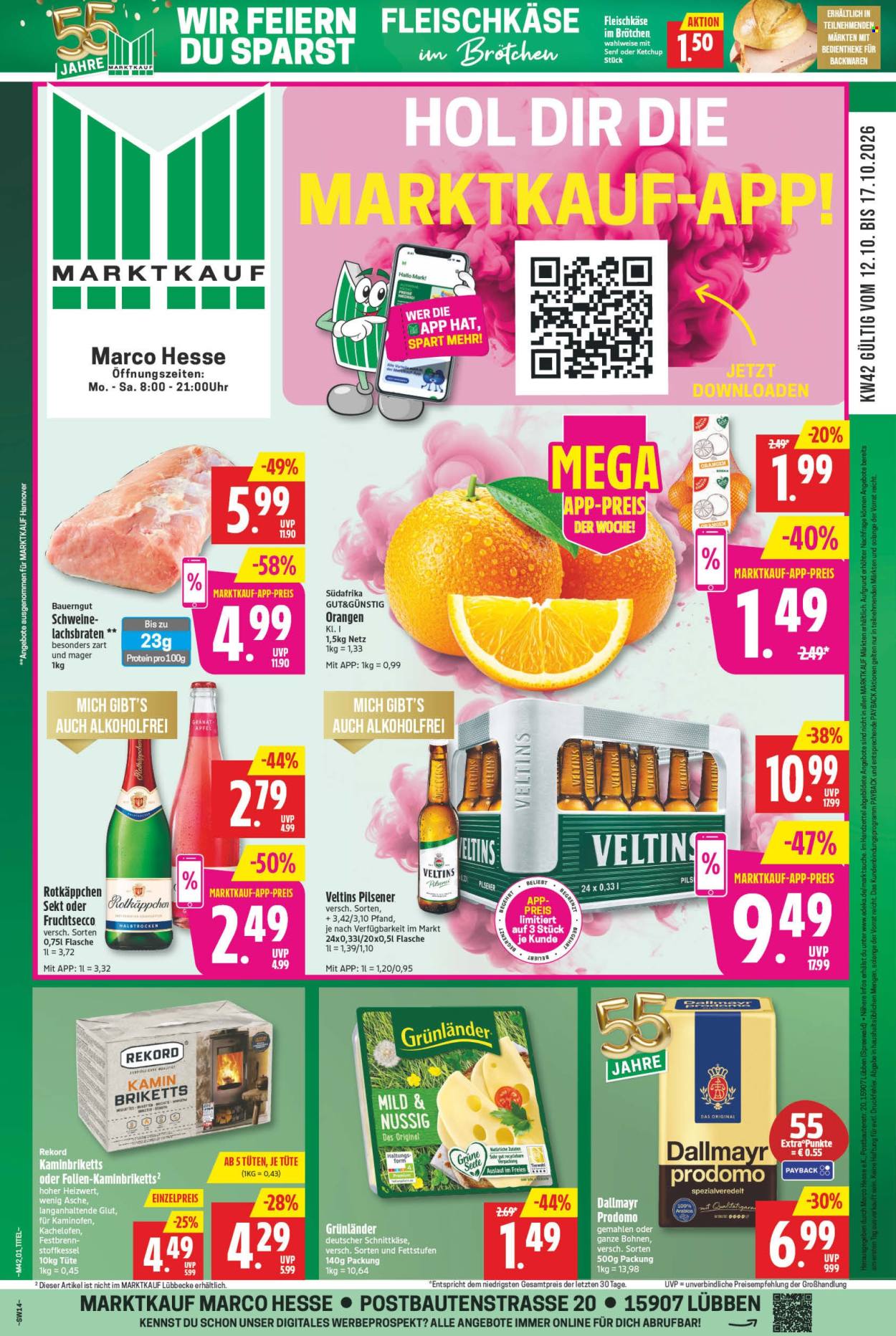 Leták Marktkauf - 12.10.2026 - 17.10.2026. Strana 1