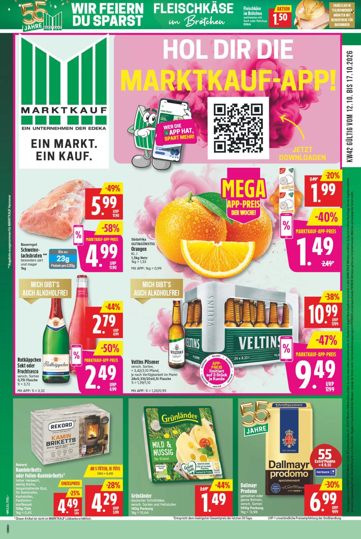 Leták Marktkauf - 12.10.2026 - 17.10.2026. Strana 1