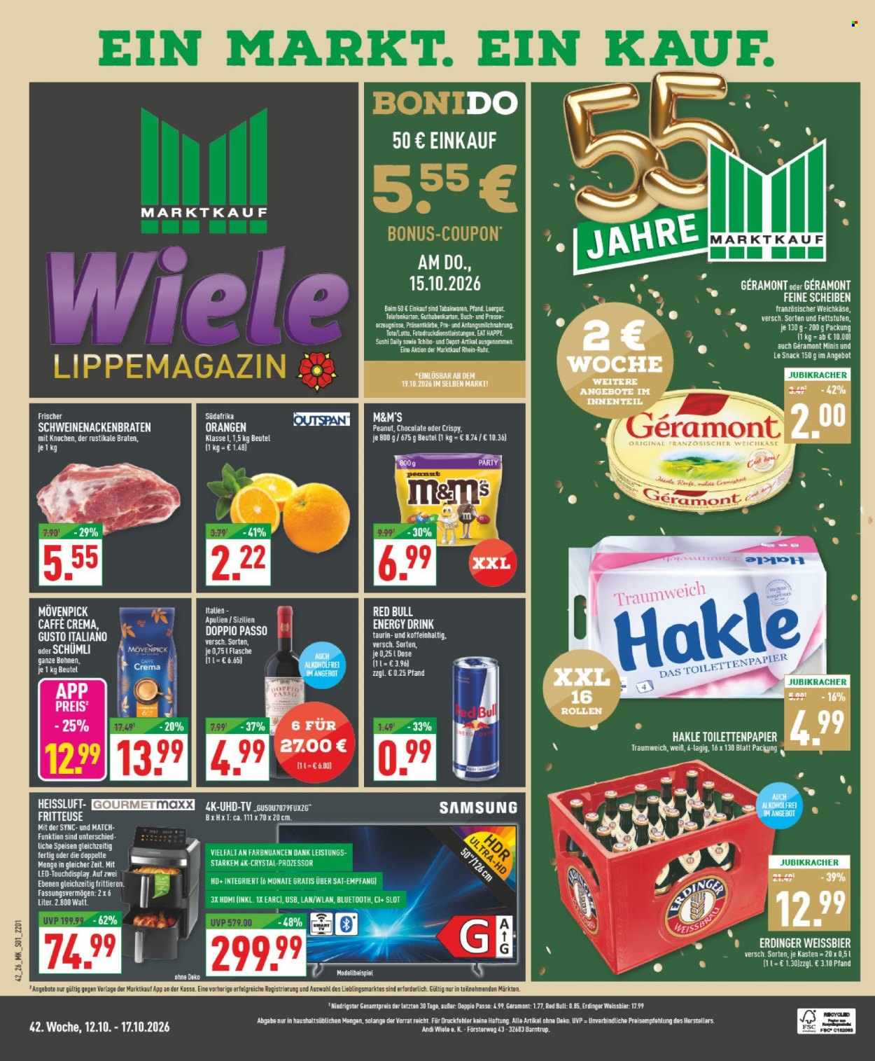 Leták Marktkauf - 12.10.2026 - 17.10.2026. Strana 1
