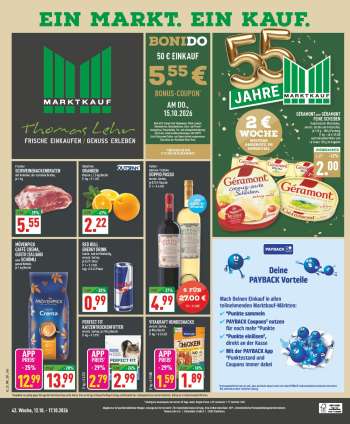 Prospekte Marktkauf - 12.10.2026 - 17.10.2026.