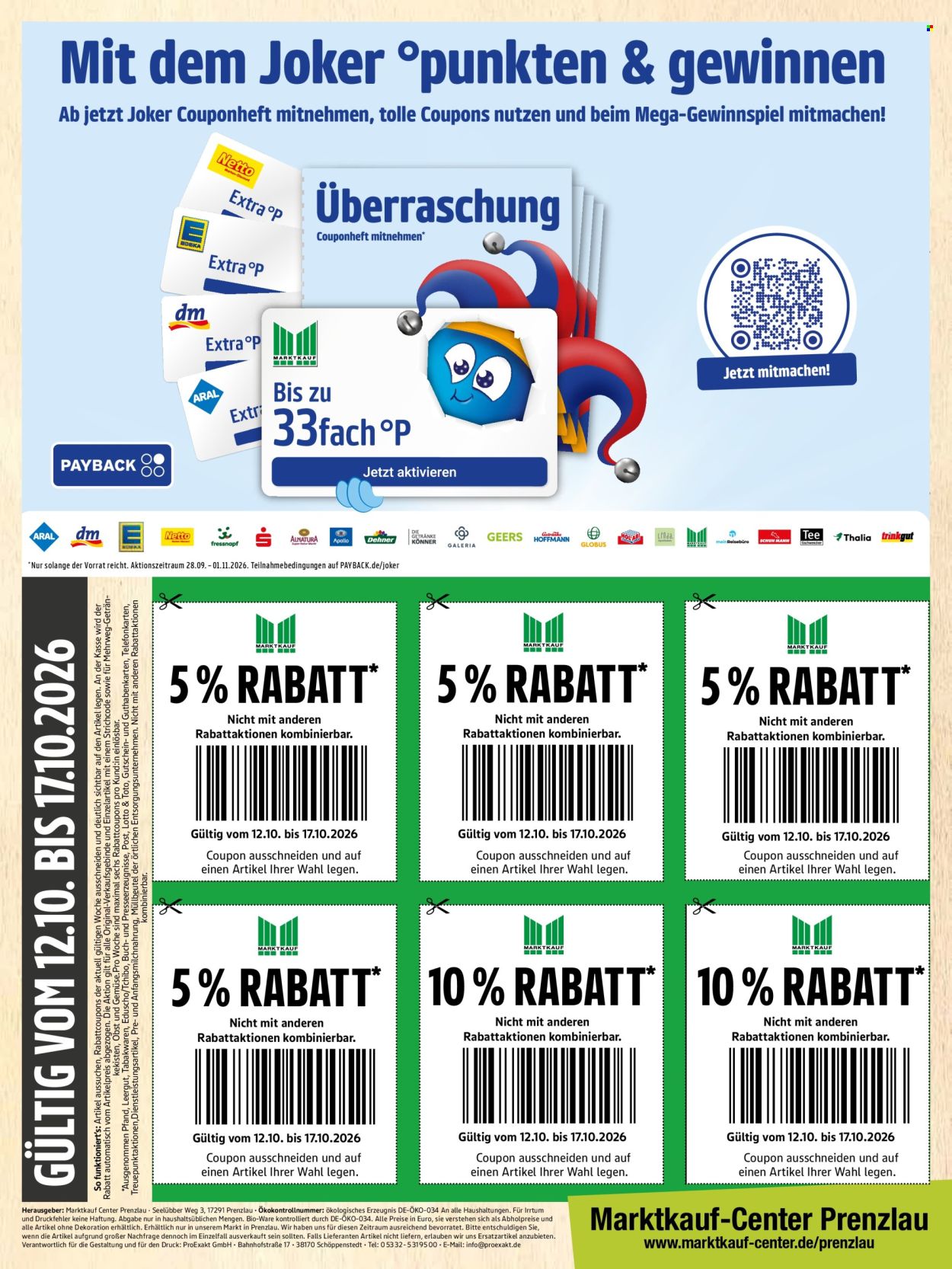 Leták Marktkauf - 12.10.2026 - 17.10.2026. Strana 12