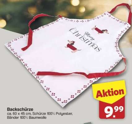 Backschürze