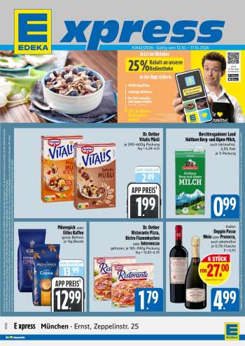 Prospekte Edeka - 12.10.2026 - 17.10.2026.