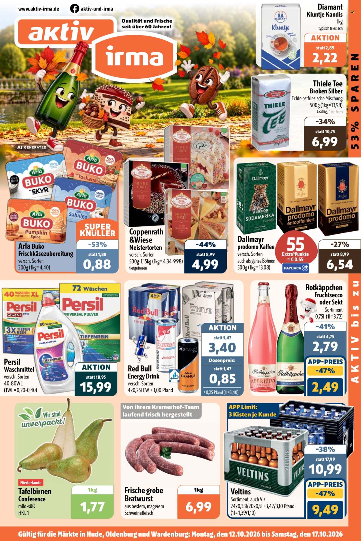 Leták Edeka - 12.10.2026 - 17.10.2026. Strana 1