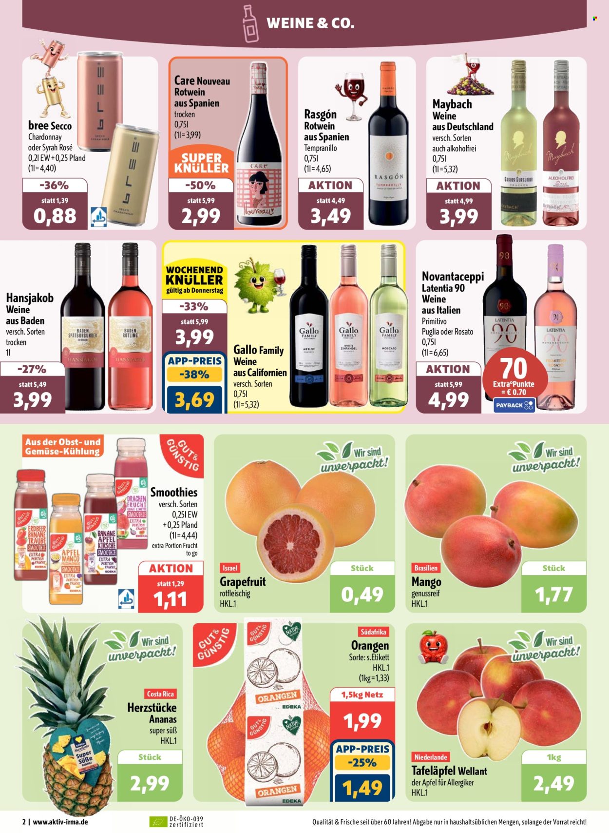 Leták Edeka - 12.10.2026 - 17.10.2026. Strana 2