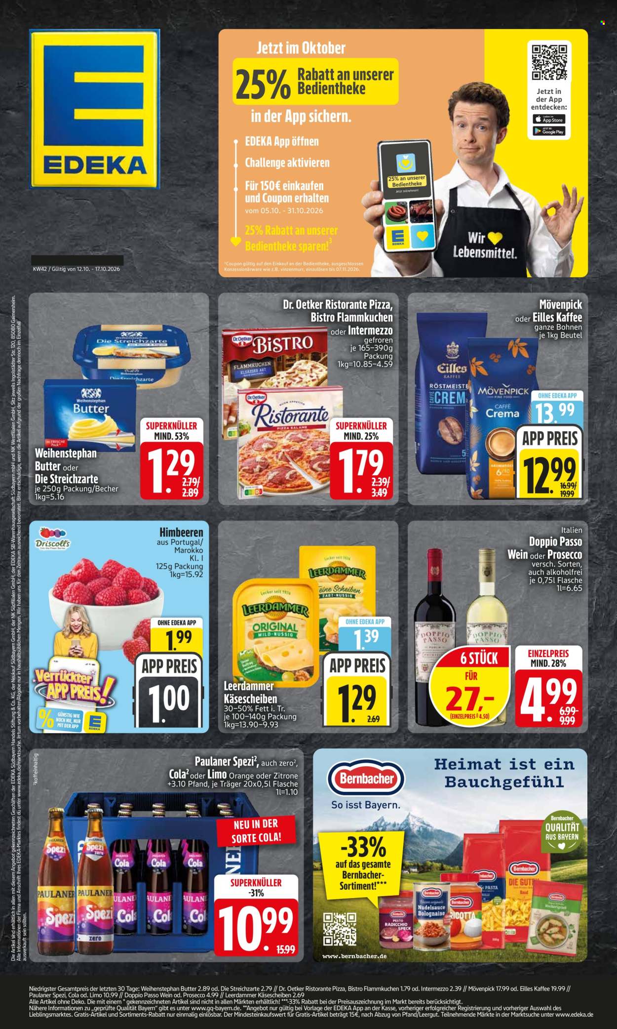 Leták Edeka - 12.10.2026 - 17.10.2026. Strana 1