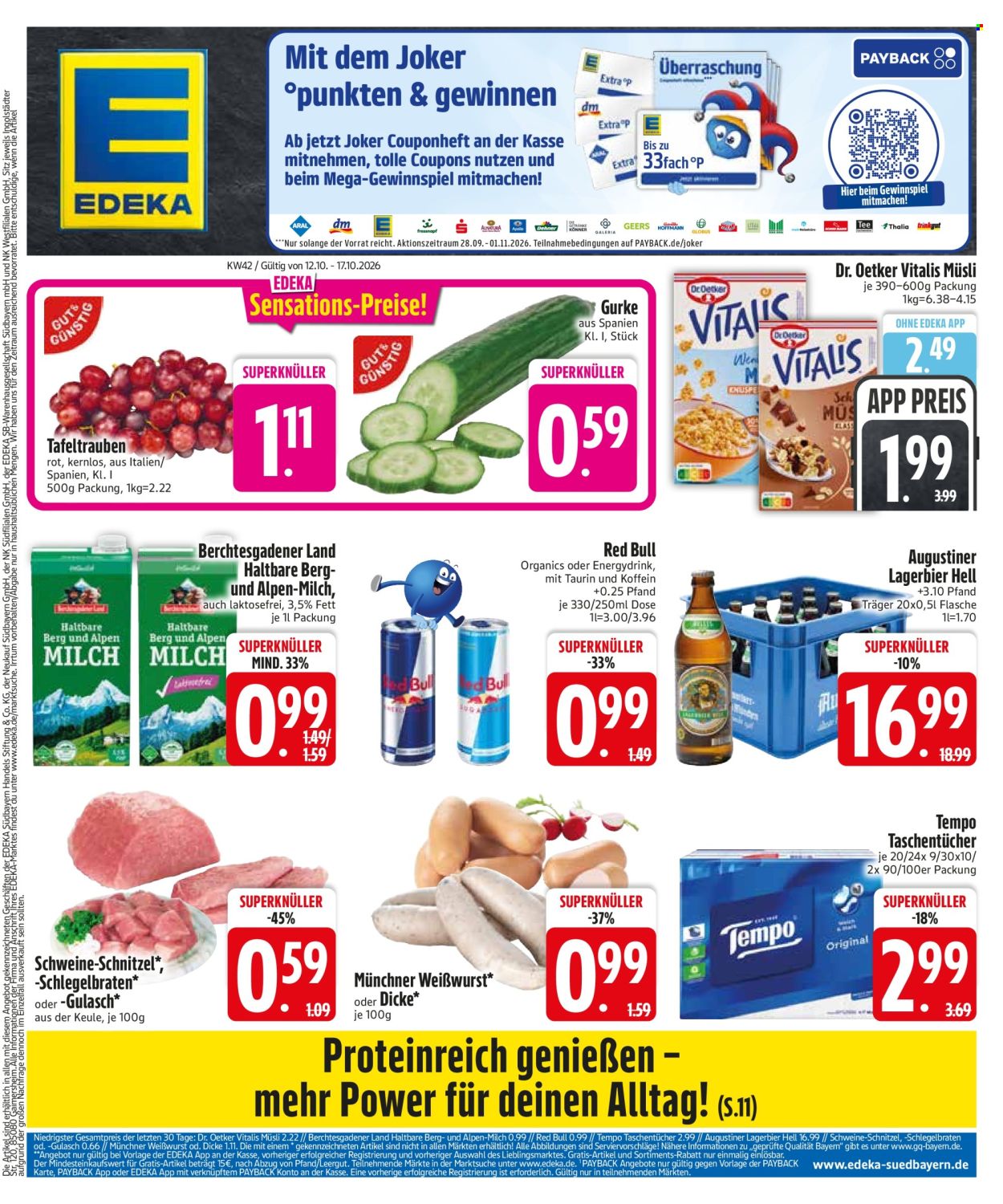 Leták Edeka - 12.10.2026 - 17.10.2026. Strana 3