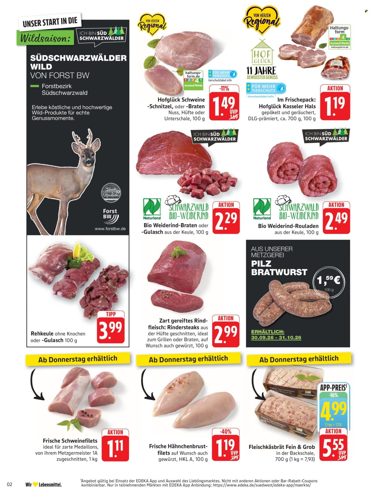 Leták Edeka - 12.10.2026 - 17.10.2026. Strana 2