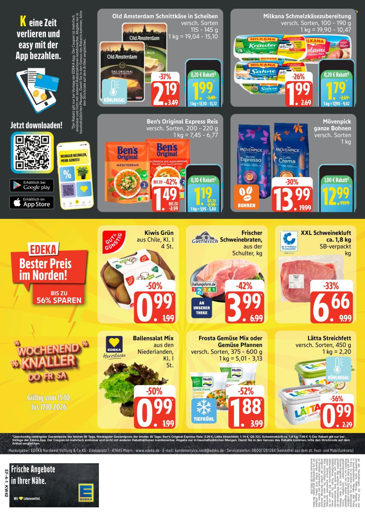 Leták Edeka - 12.10.2026 - 17.10.2026. Strana 4