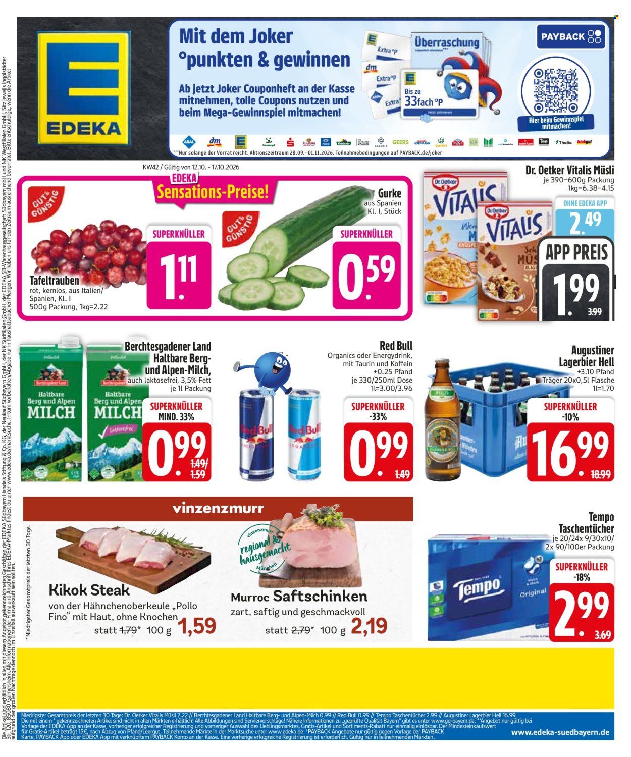 Leták Edeka - 12.10.2026 - 17.10.2026. Strana 3