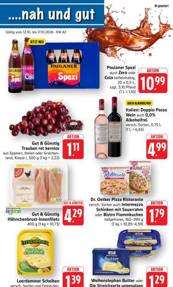 Prospekte Edeka - 12.10.2026 - 17.10.2026.