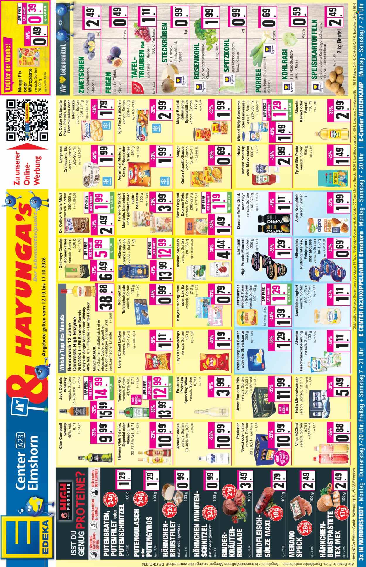 Leták Edeka - 12.10.2026 - 17.10.2026. Strana 1