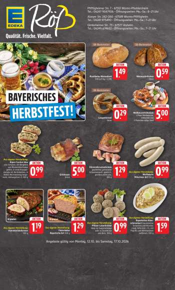 Prospekte Edeka - 12.10.2026 - 17.10.2026.