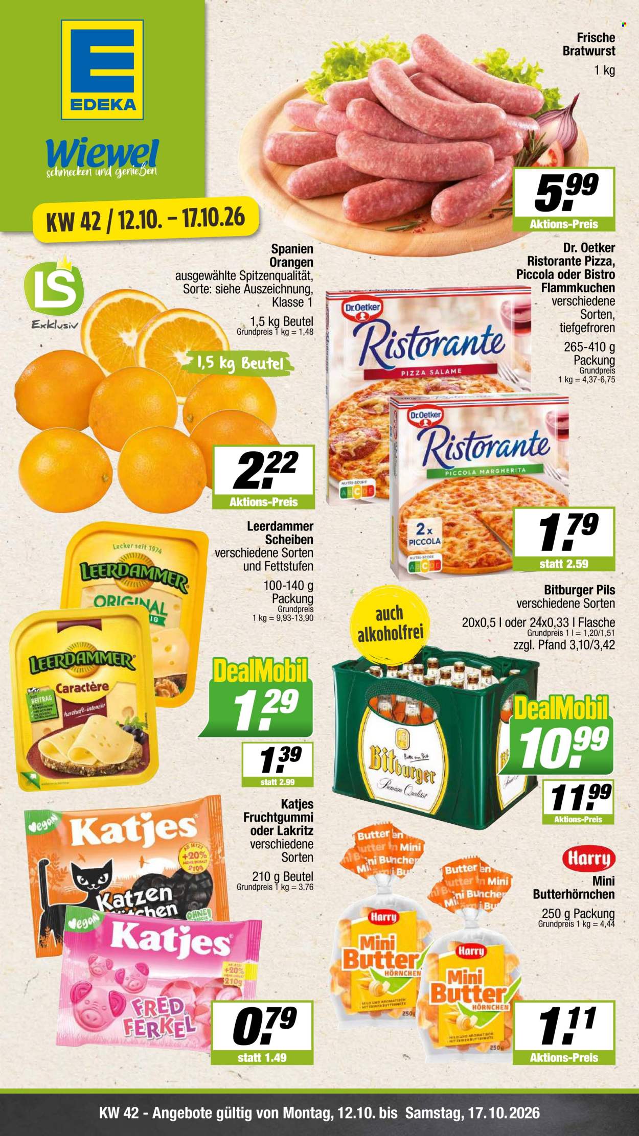 Leták Edeka - 12.10.2026 - 17.10.2026. Strana 1
