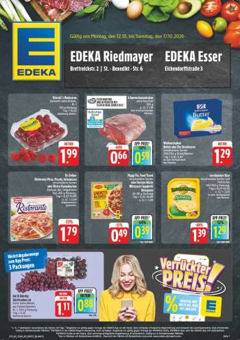 Prospekte Edeka - 12.10.2026 - 17.10.2026.