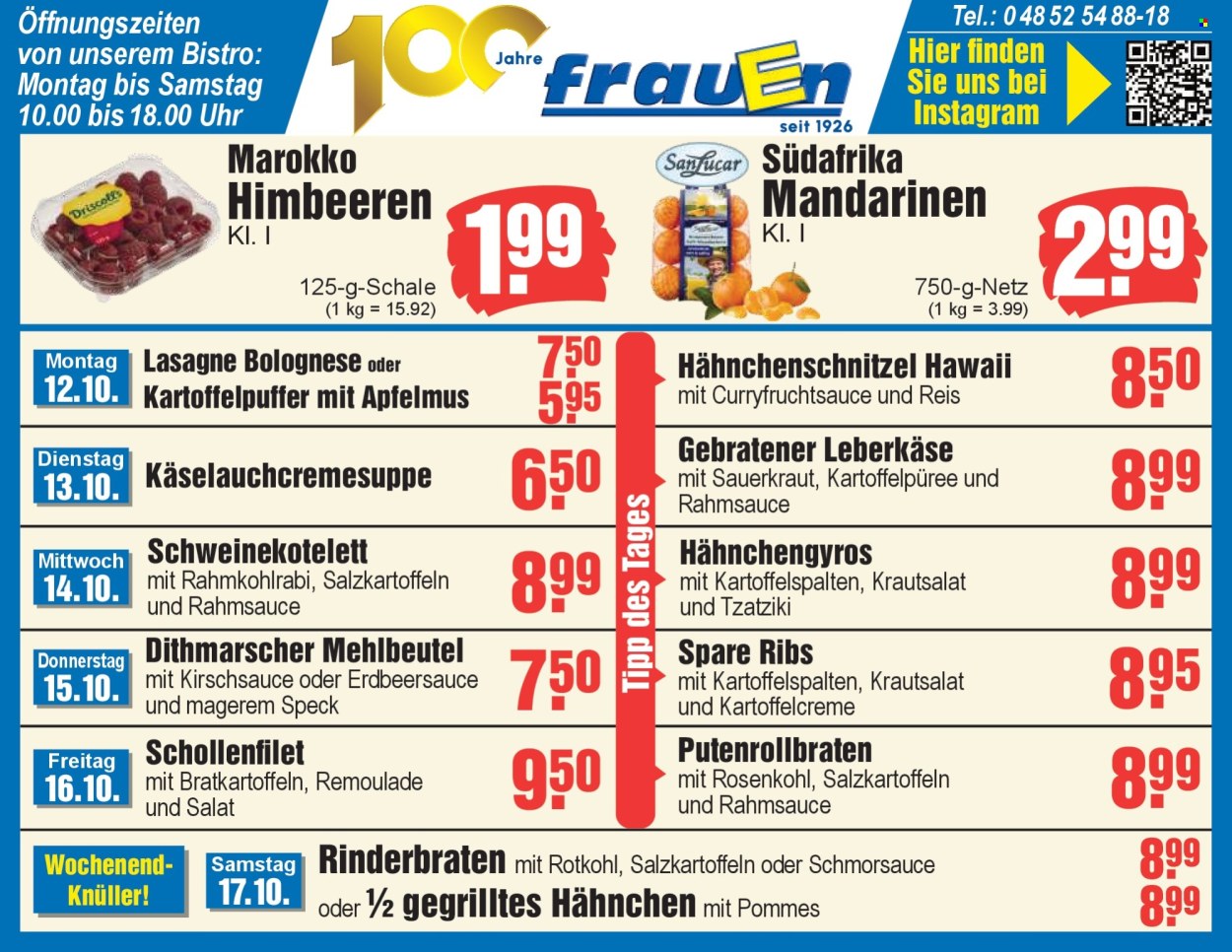 Leták Edeka - 12.10.2026 - 17.10.2026. Strana 1