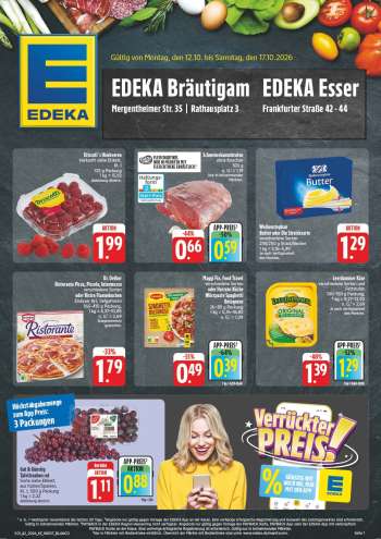 Prospekte Edeka - 12.10.2026 - 17.10.2026.