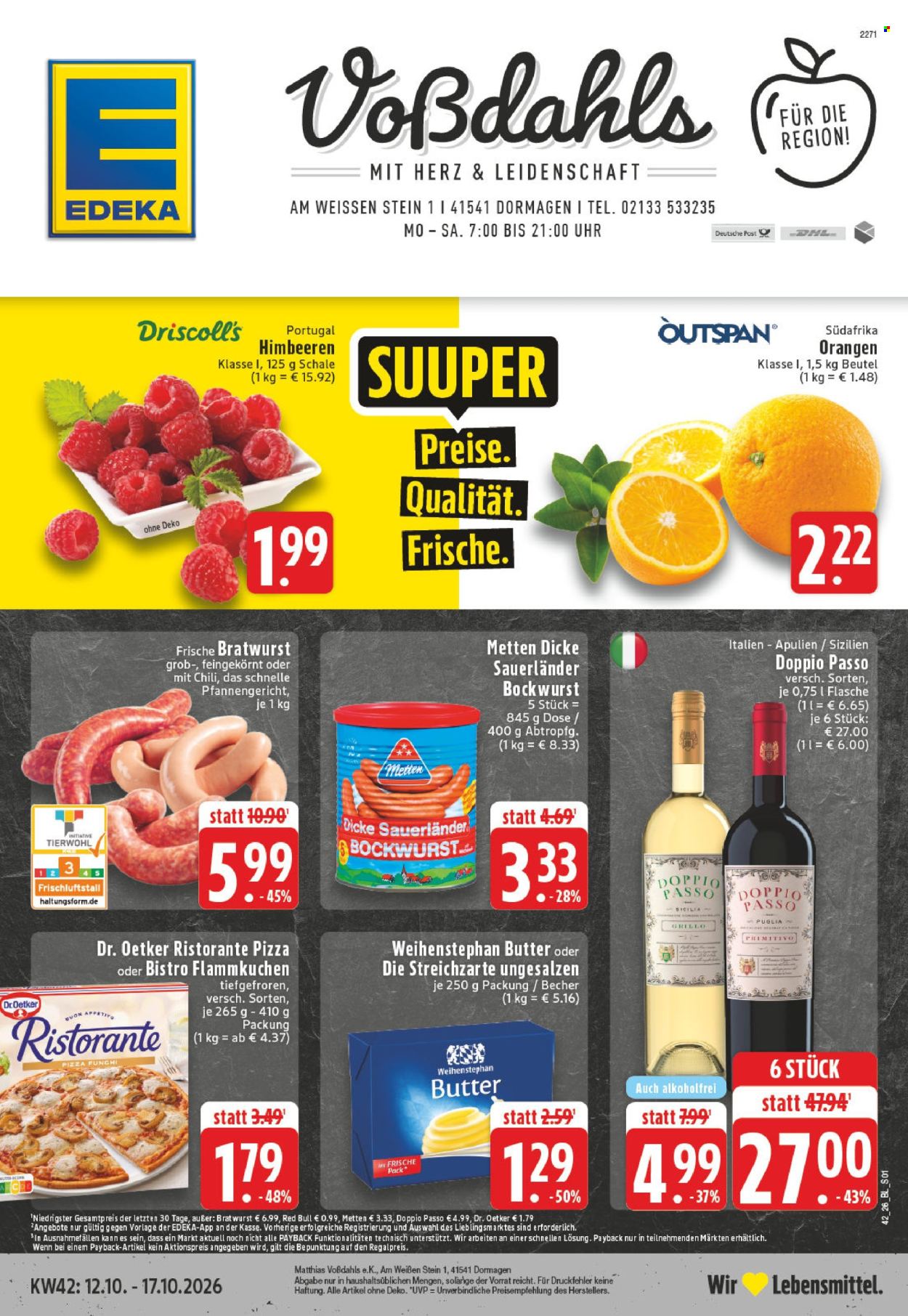 Leták Edeka - 12.10.2026 - 17.10.2026. Strana 1