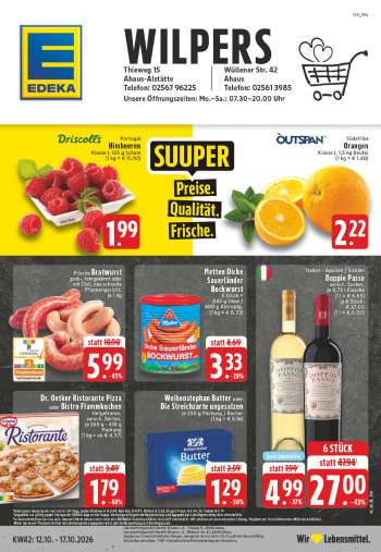 Prospekte Edeka - 12.10.2026 - 17.10.2026.