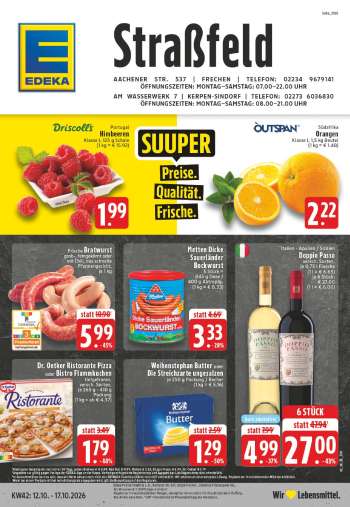 Prospekte Edeka - 12.10.2026 - 17.10.2026.