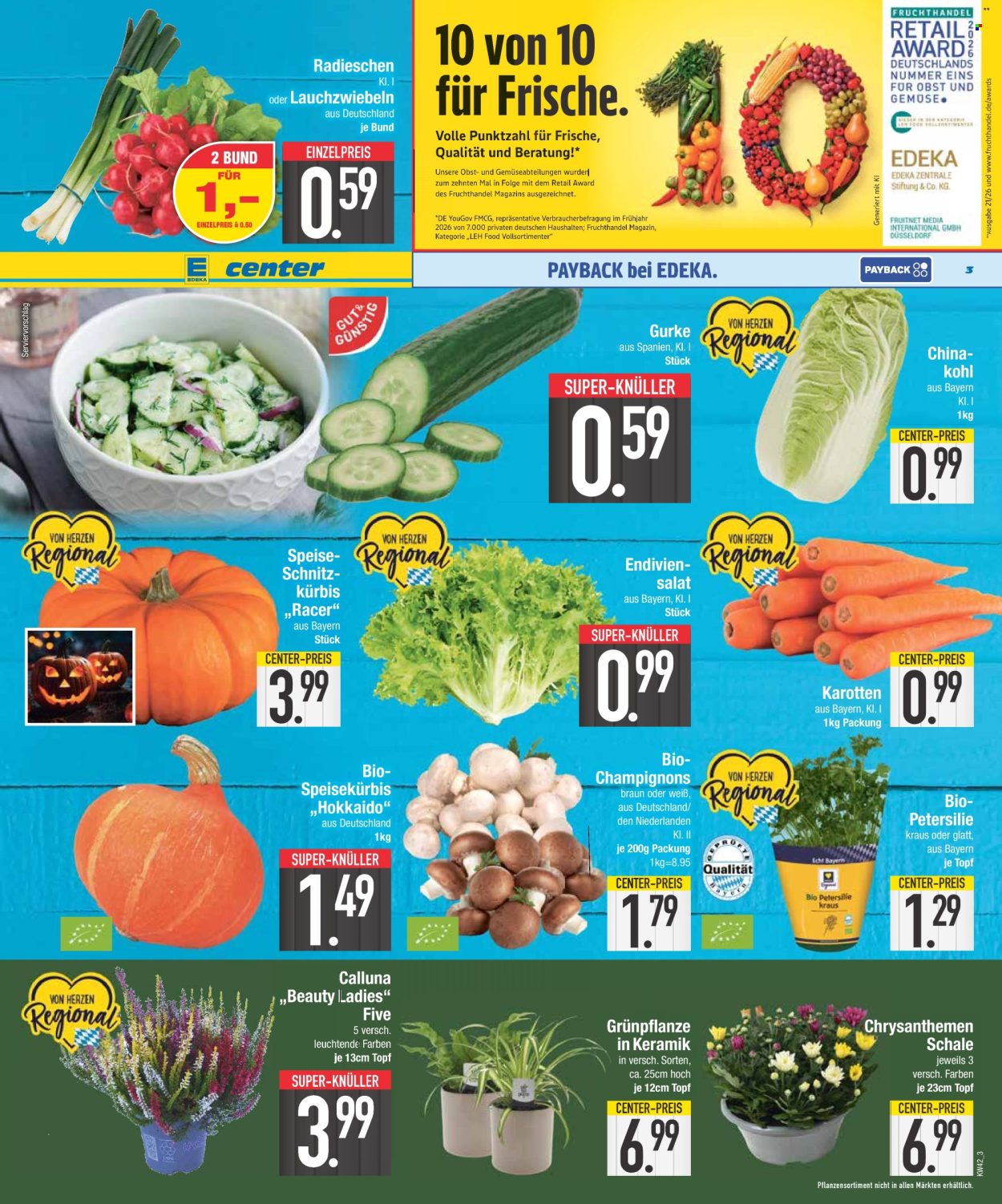 Leták Edeka - 12.10.2026 - 17.10.2026. Strana 3