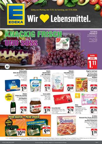 Prospekte Edeka - 12.10.2026 - 17.10.2026.