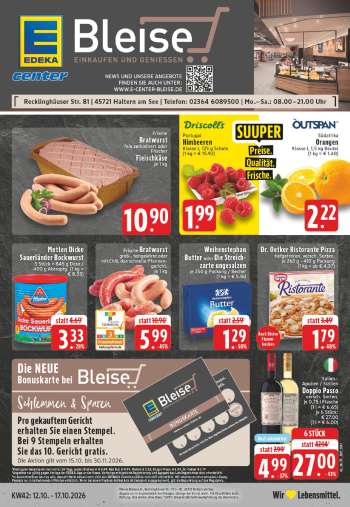 Prospekte Edeka - 12.10.2026 - 17.10.2026.