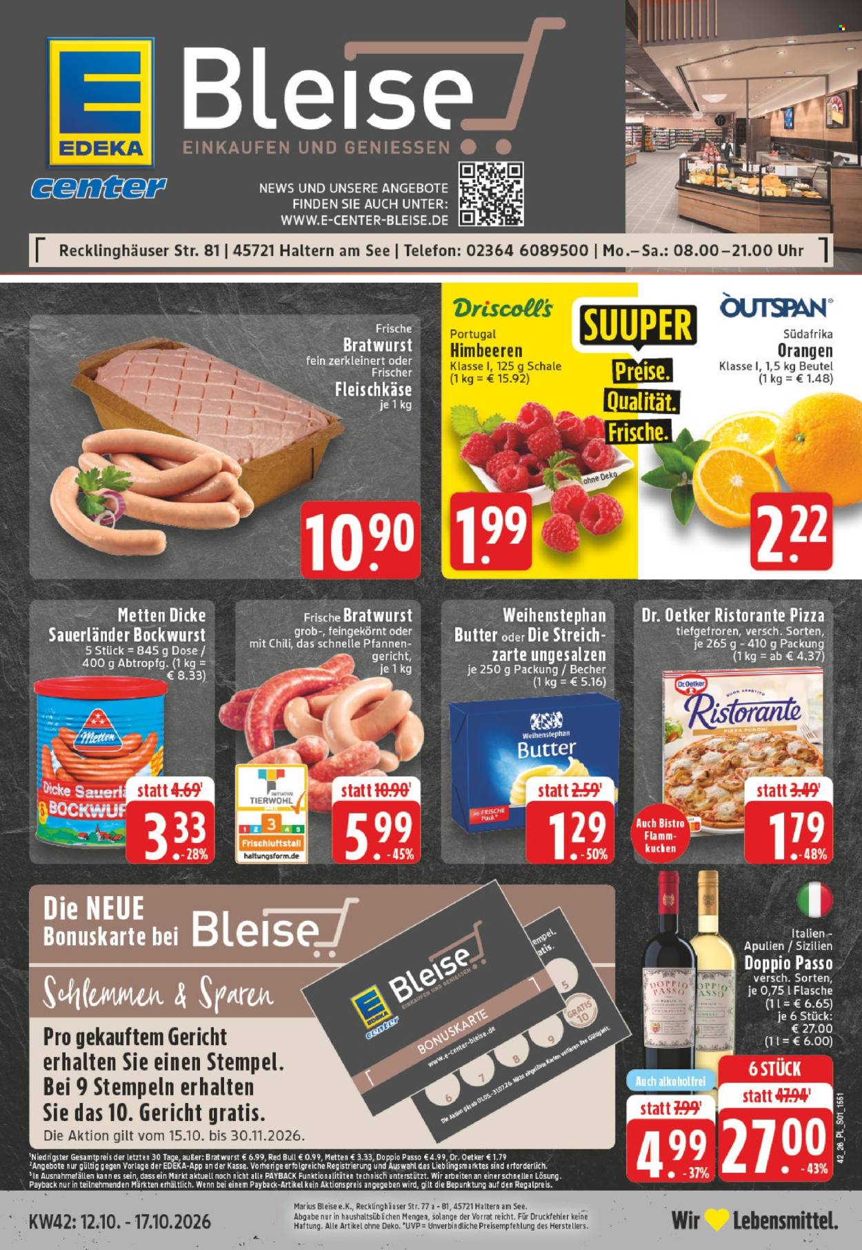 Leták Edeka - 12.10.2026 - 17.10.2026. Strana 1