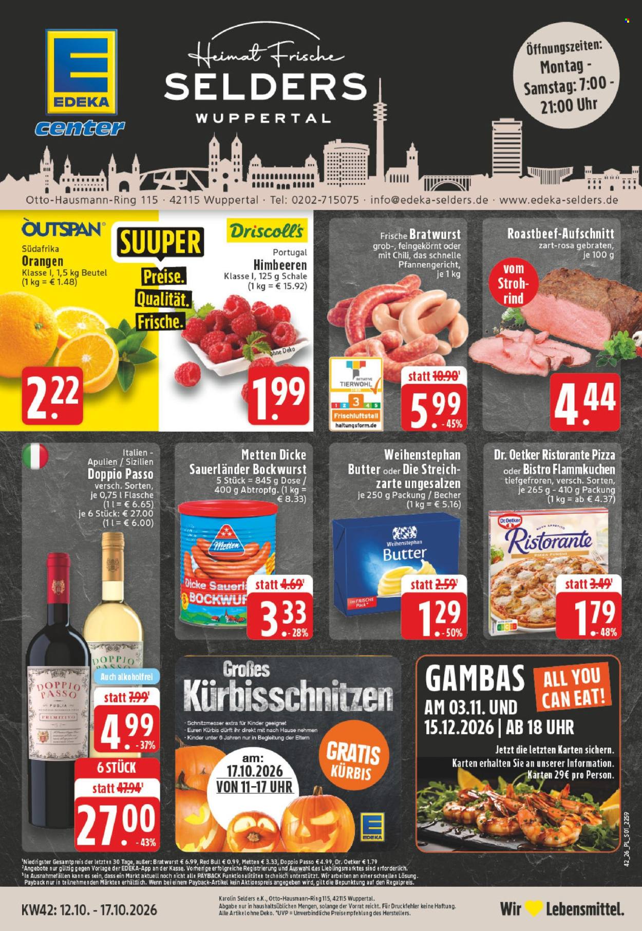 Leták Edeka - 12.10.2026 - 17.10.2026. Strana 1