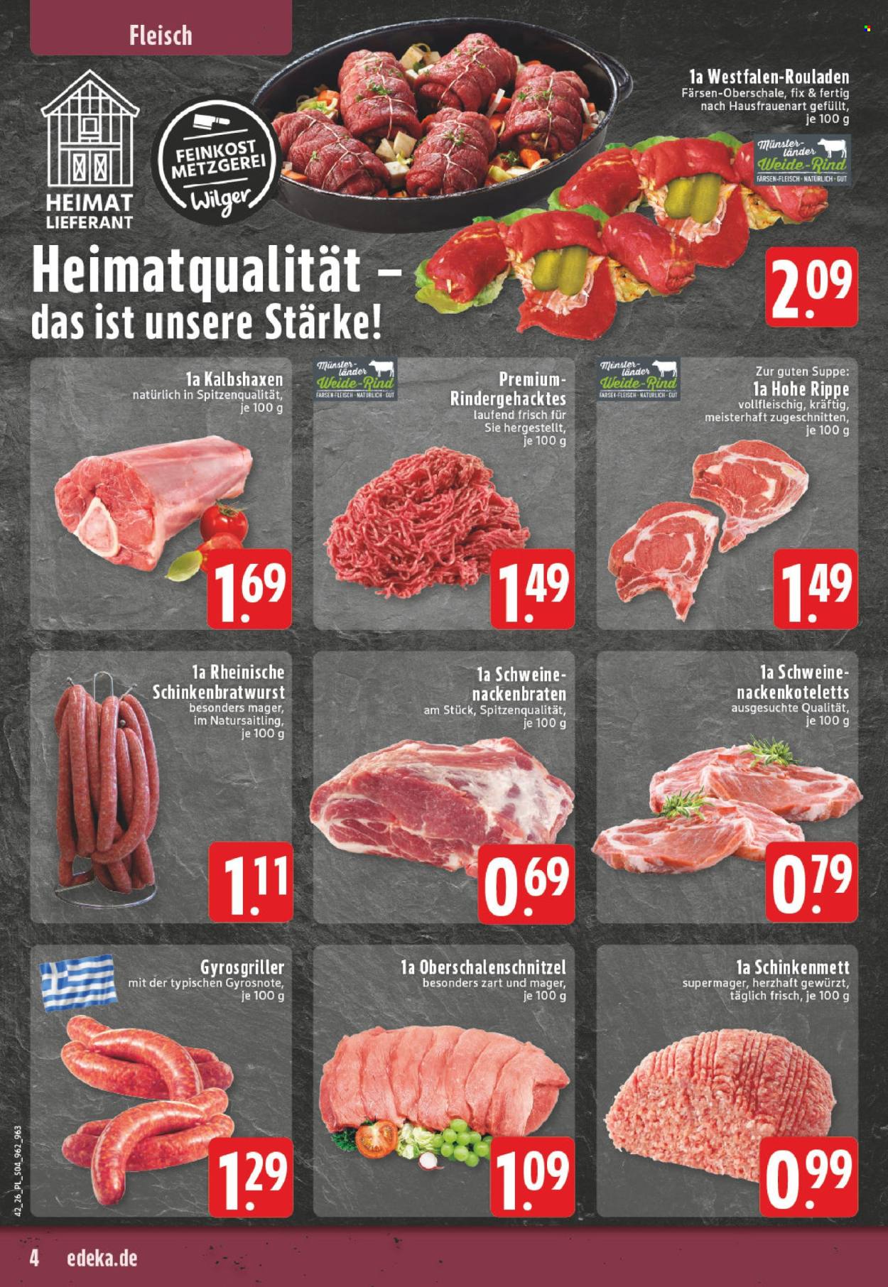 Leták Edeka - 12.10.2026 - 17.10.2026. Strana 4