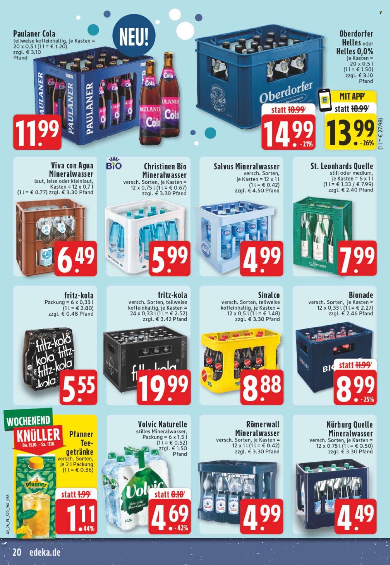 Leták Edeka - 12.10.2026 - 17.10.2026. Strana 20
