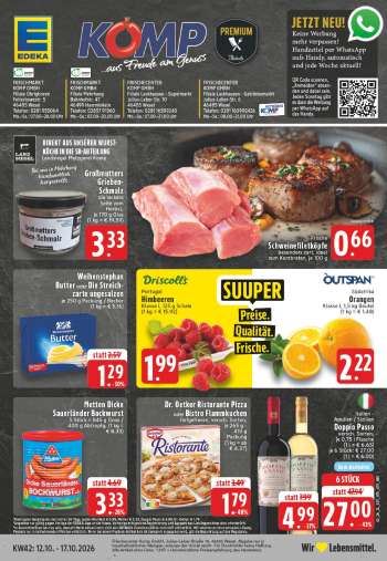 Prospekte Edeka - 12.10.2026 - 17.10.2026.