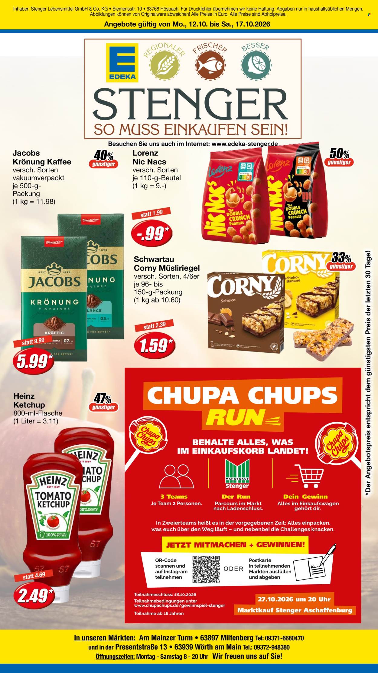 Leták Edeka - 12.10.2026 - 17.10.2026. Strana 1