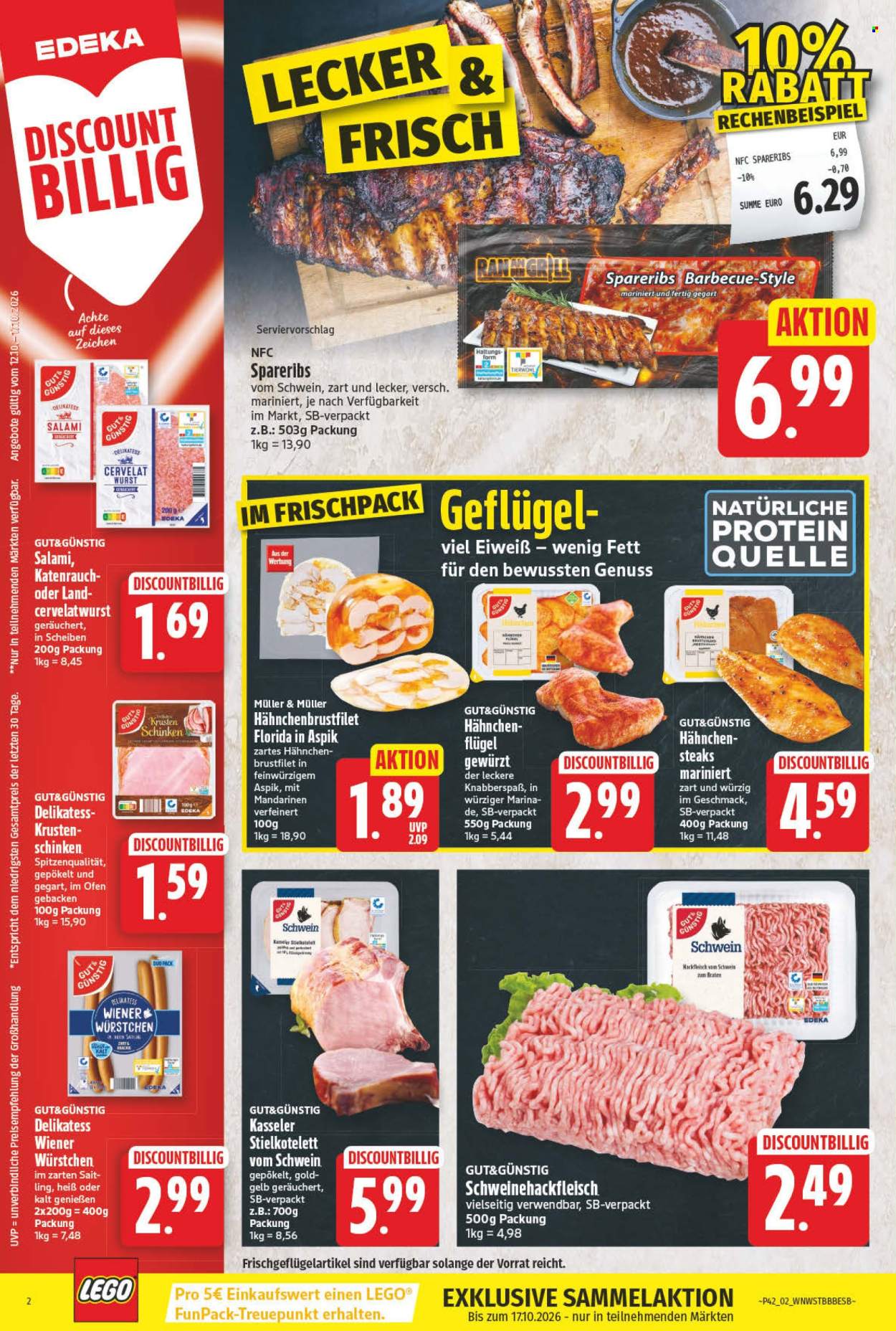 Leták Edeka - 12.10.2026 - 17.10.2026. Strana 2