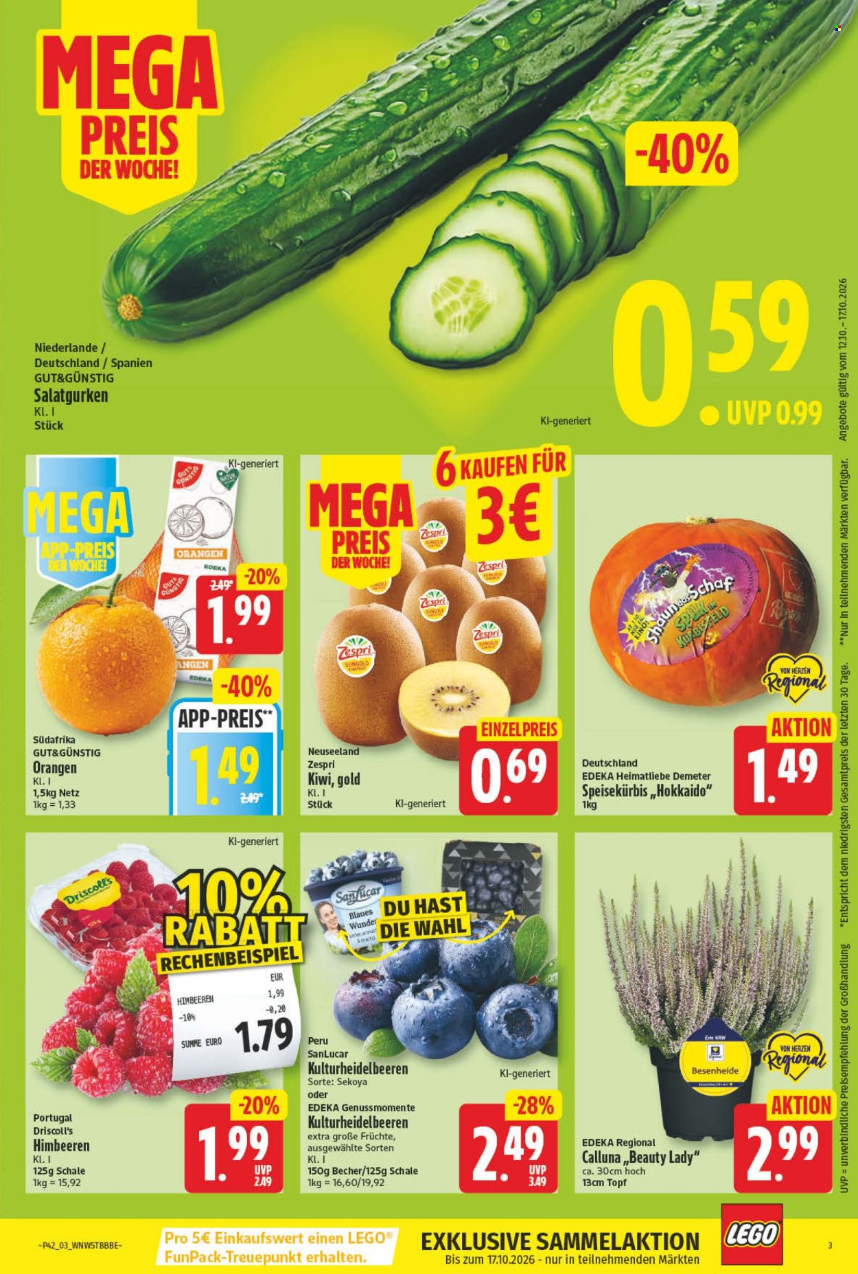 Leták Edeka - 12.10.2026 - 17.10.2026. Strana 3