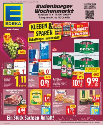 Prospekte Edeka - 12.10.2026 - 17.10.2026.