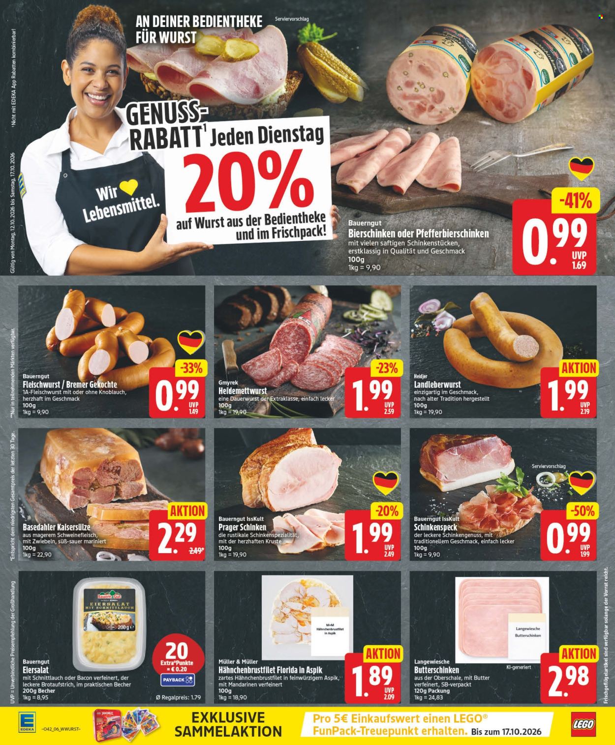 Leták Edeka - 12.10.2026 - 17.10.2026. Strana 6