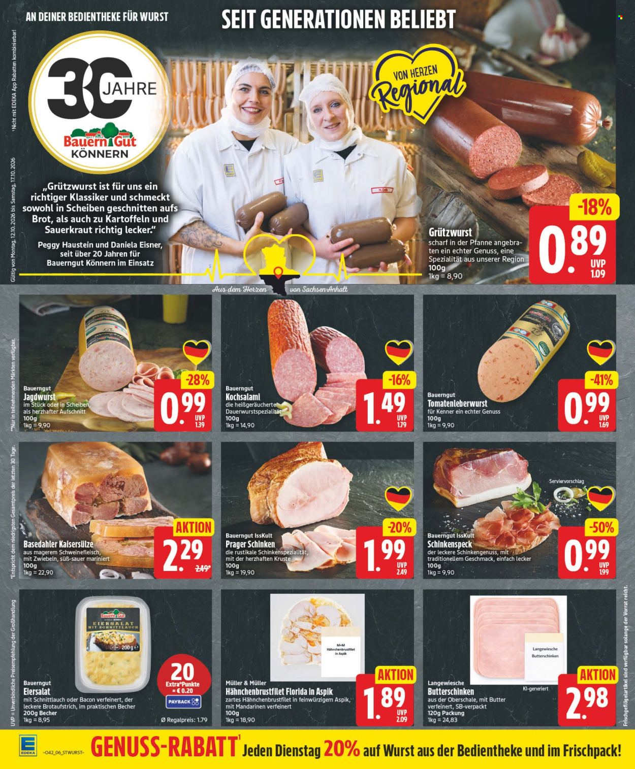 Leták Edeka - 12.10.2026 - 17.10.2026. Strana 6