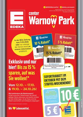 Prospekte E center - 12.10.2026 - 17.10.2026.