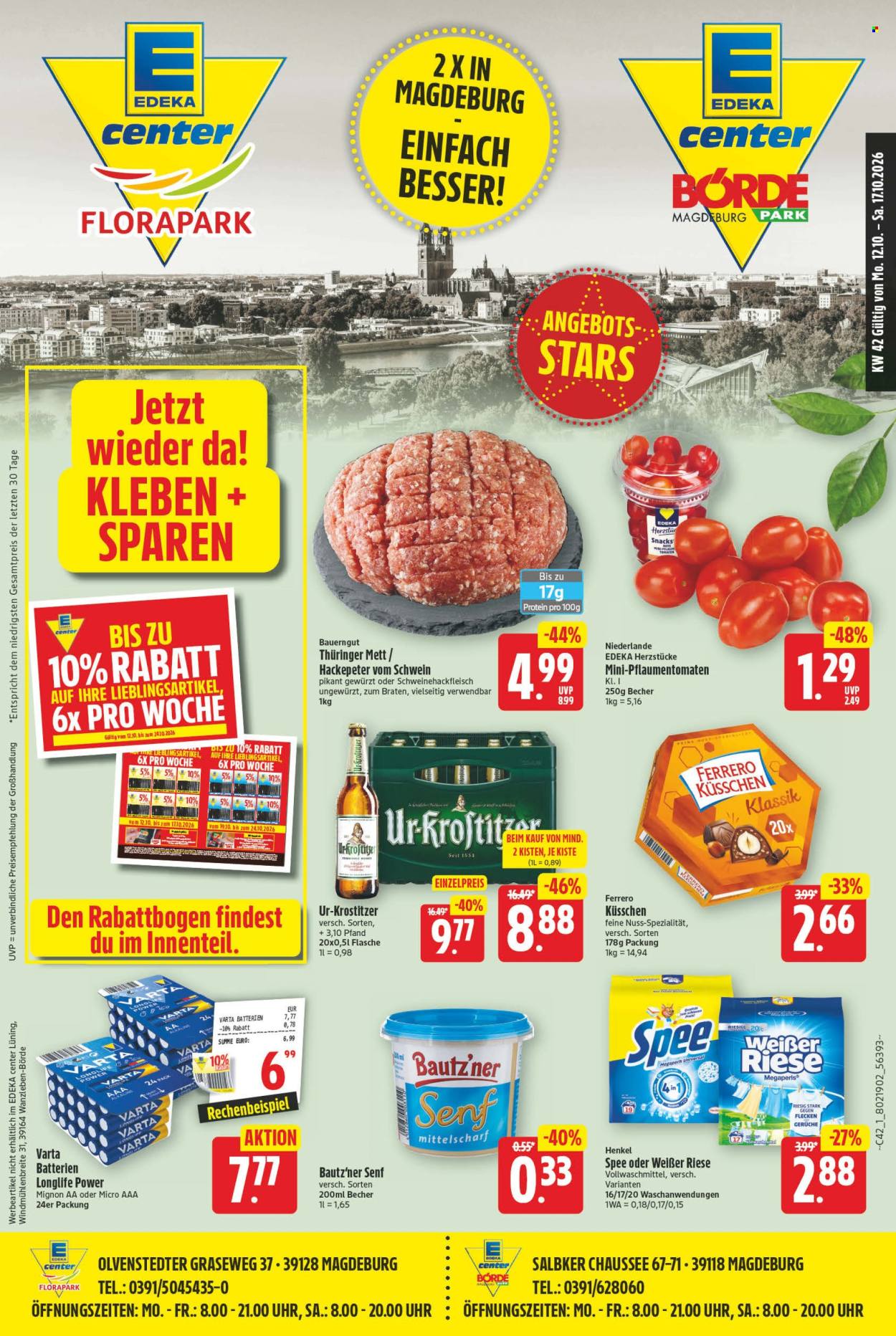 Leták E center - 12.10.2026 - 17.10.2026. Strana 1