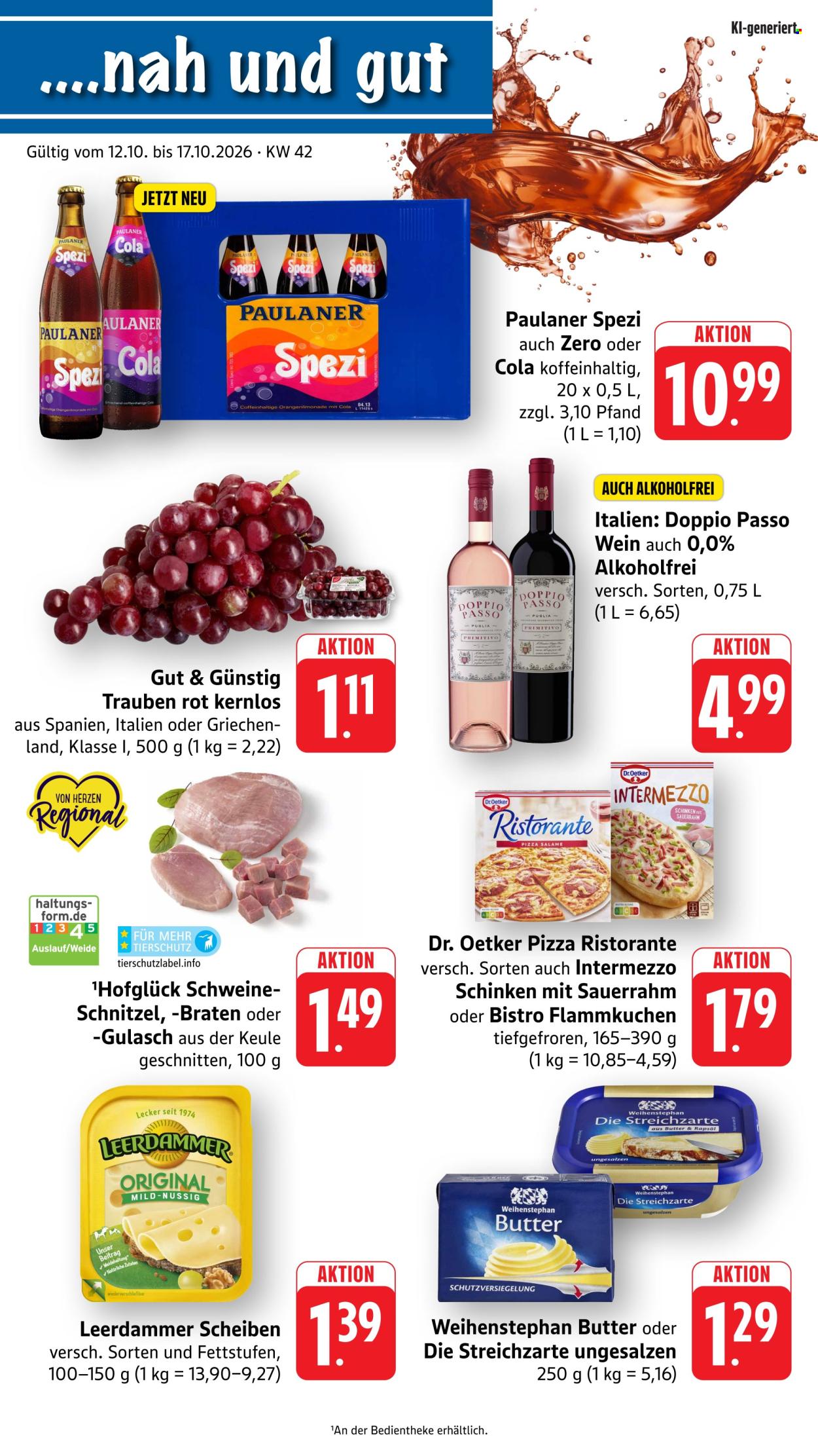 Leták Edeka - 12.10.2026 - 17.10.2026. Strana 1