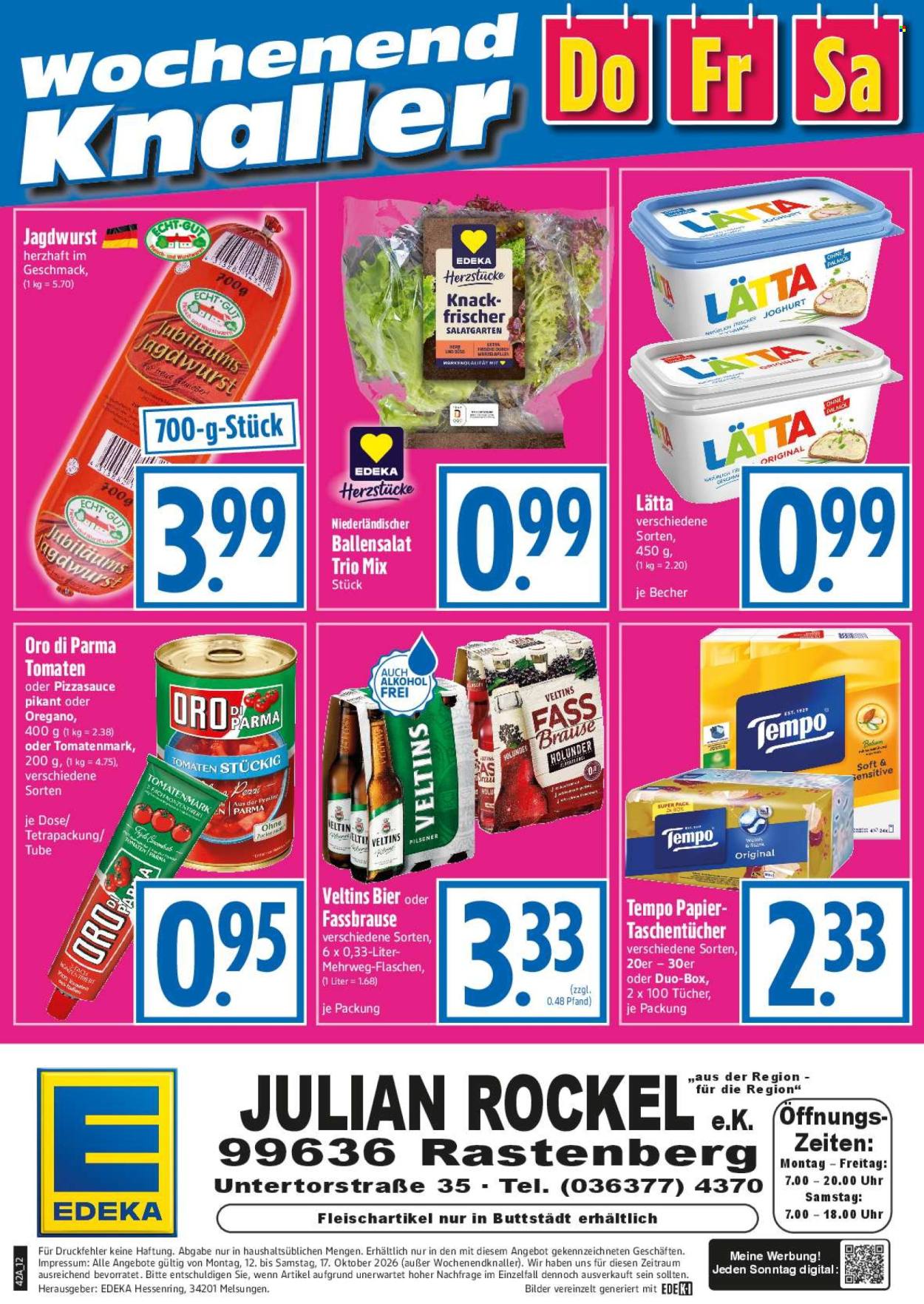 Leták Edeka - 12.10.2026 - 17.10.2026. Strana 12
