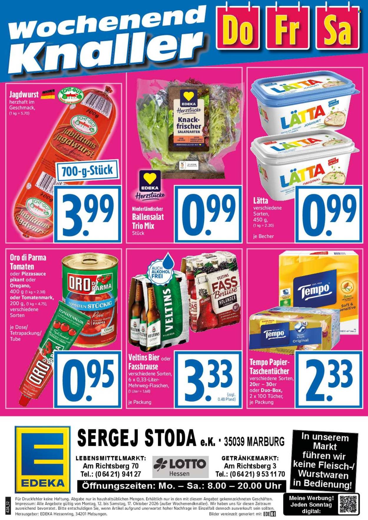 Leták Edeka - 12.10.2026 - 17.10.2026. Strana 12