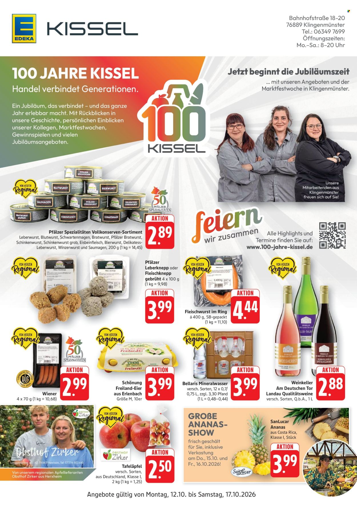 Leták Edeka - 12.10.2026 - 17.10.2026. Strana 1
