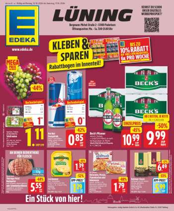 Prospekte Edeka - 12.10.2026 - 17.10.2026.