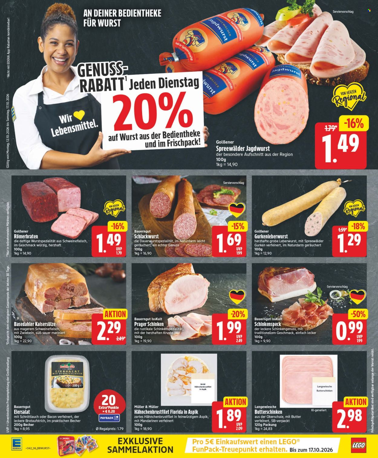 Leták Edeka - 12.10.2026 - 17.10.2026. Strana 6
