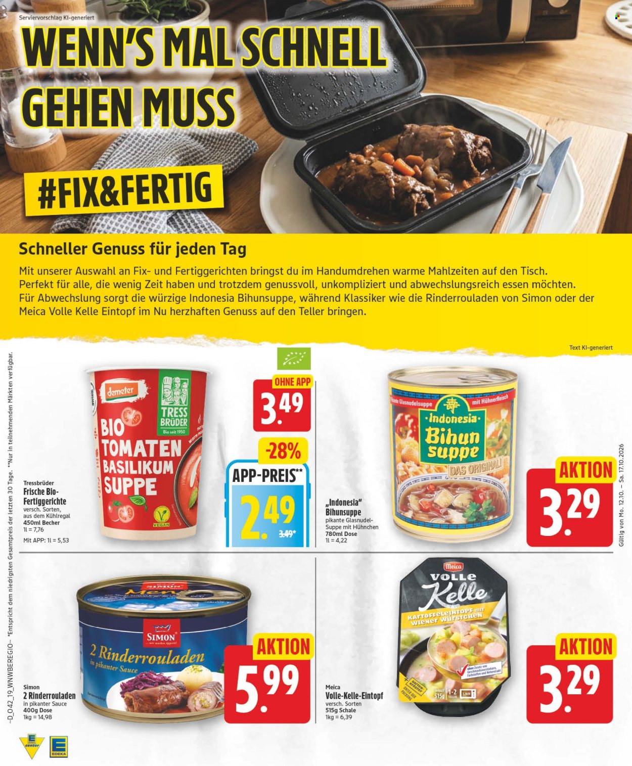 Leták Edeka - 12.10.2026 - 17.10.2026. Strana 19