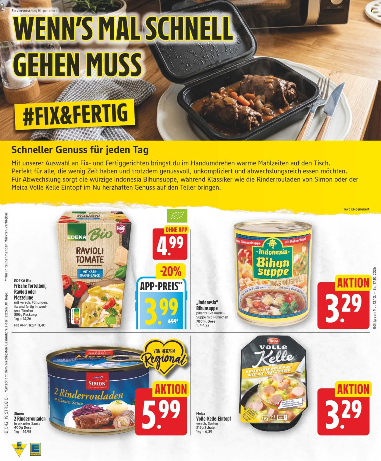 Leták Edeka - 12.10.2026 - 17.10.2026. Strana 19