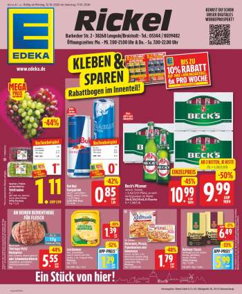 Prospekte Edeka - 12.10.2026 - 17.10.2026.